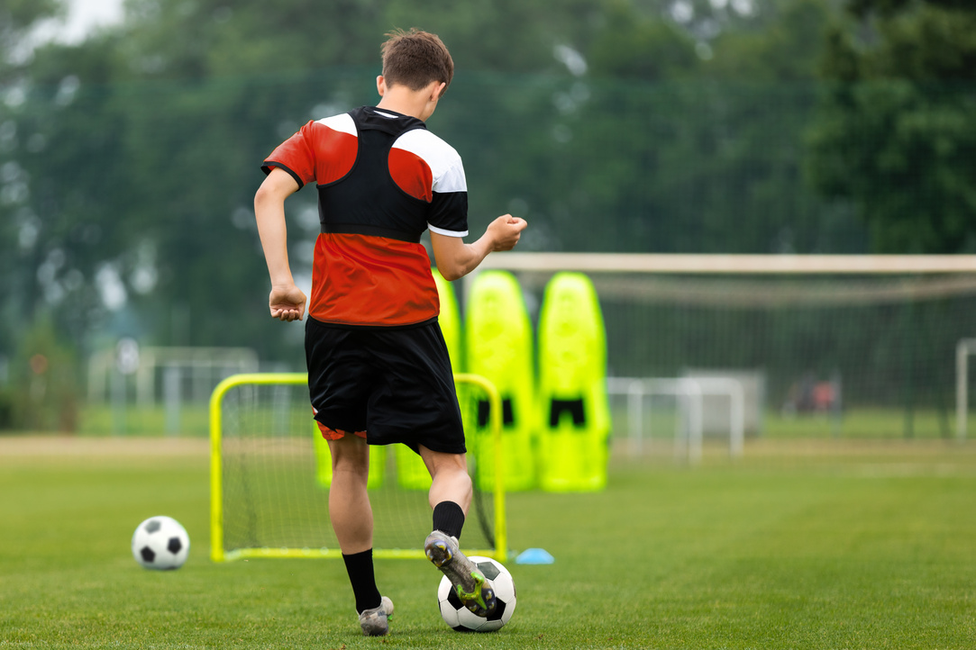 Football Training with Ball